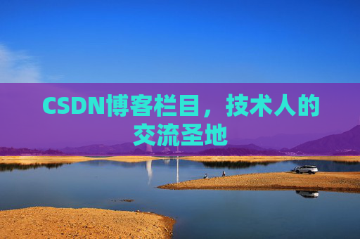 CSDN博客栏目，技术人的交流圣地